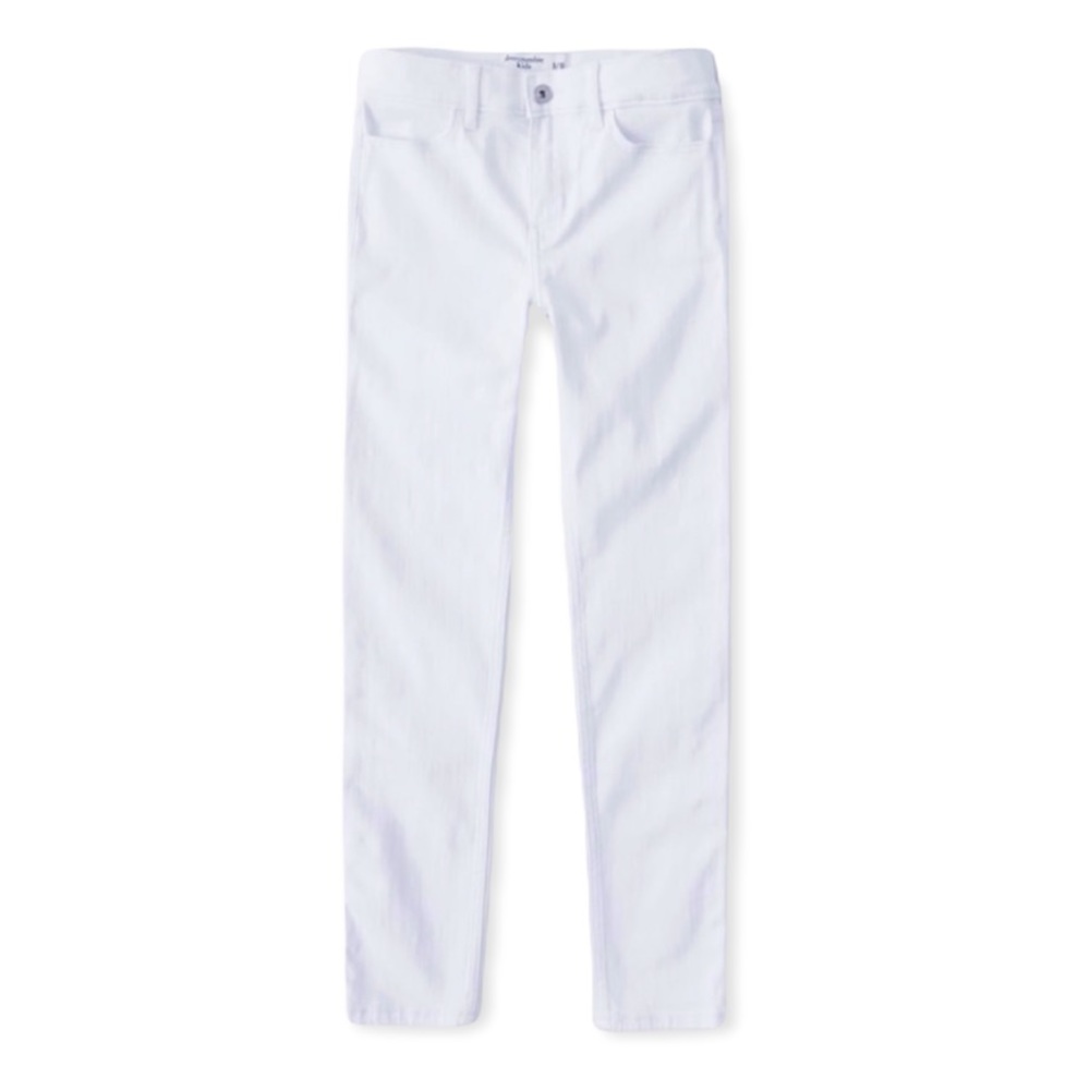 Abercrombie Kids White Denim Jeans